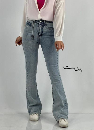 شلوار بوتکات دمپا دوخت آبی شلوار بوتکات دمپا دوخت آبی