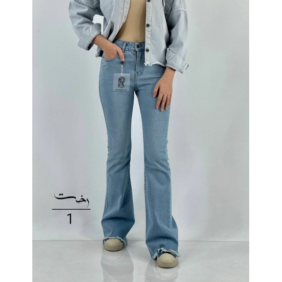 شلوار بگ جین تک سایز