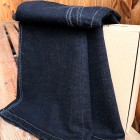 شلوار بوتکات جین آبی جیب هفتی