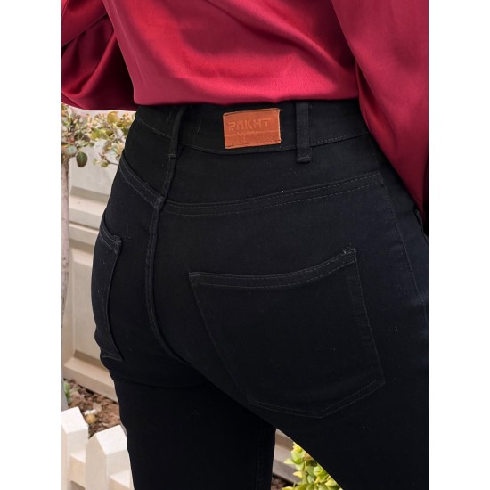 شلوار بوتکات جین مشکی سپینود