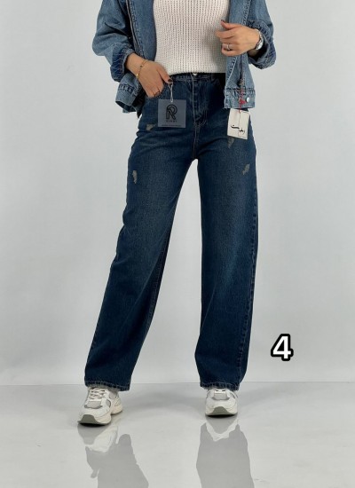 شلوار استریت پشت کش آبی شلوار استریت پشت کش آبی