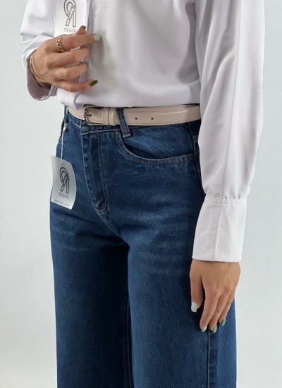 شلوار فلر بگ جین آبی شلوار فلر بگ جین آبی