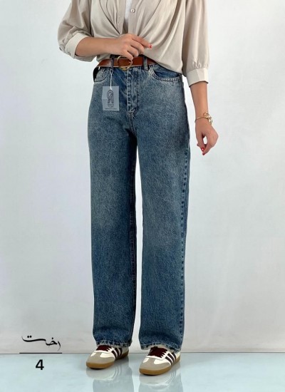 شلوار نیم بگ جین پشت کش شلوار نیم بگ جین پشت کش