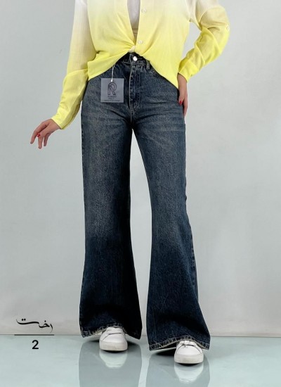 شلوار فلر بگ جین آبی شلوار فلر بگ جین آبی