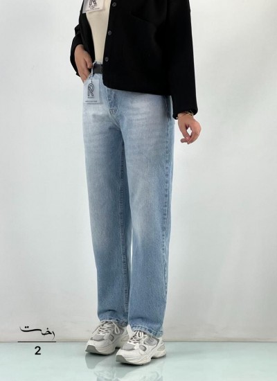 شلوار جین راسته آبی شلوار جین راسته آبی