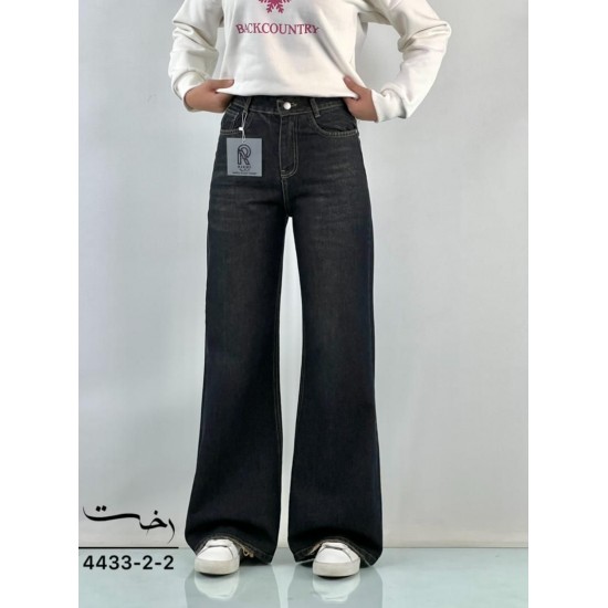 شلوار فلر بگ جین آبی شلوار فلر بگ جین آبی