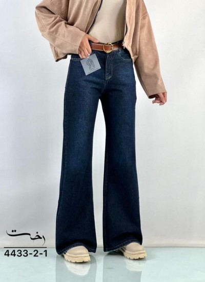 شلوار فلر بگ جین آبی شلوار فلر بگ جین آبی