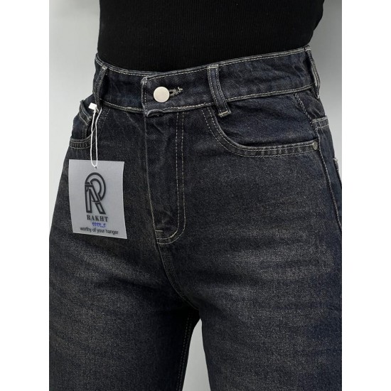 شلوار فلر بگ جین آبی