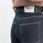 شلوار فلر بگ جین آبی دو جیب شلوار فلر بگ جین آبی دو جیب