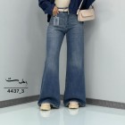 شلوار فلر بگ جین آبی شلوار فلر بگ جین آبی