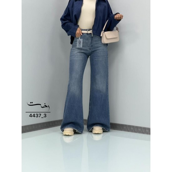 شلوار فلر بگ جین آبی شلوار فلر بگ جین آبی