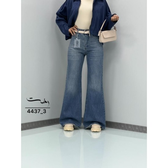 شلوار فلر بگ جین آبی شلوار فلر بگ جین آبی