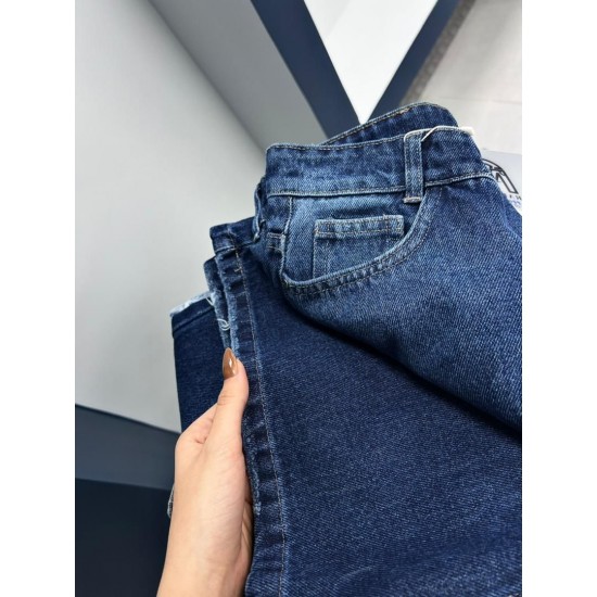 شلوار فلر بگ جین آبی شلوار فلر بگ جین آبی