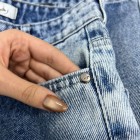 شلوار فلر بگ جین آبی شلوار فلر بگ جین آبی