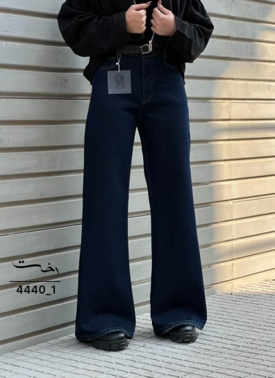 شلوار فلر بگ جین آبی شلوار فلر بگ جین آبی