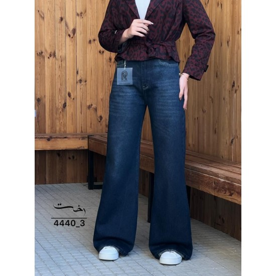 شلوار فلر بگ جین آبی شلوار فلر بگ جین آبی