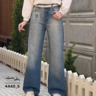 شلوار فلر بگ جین آبی شلوار فلر بگ جین آبی