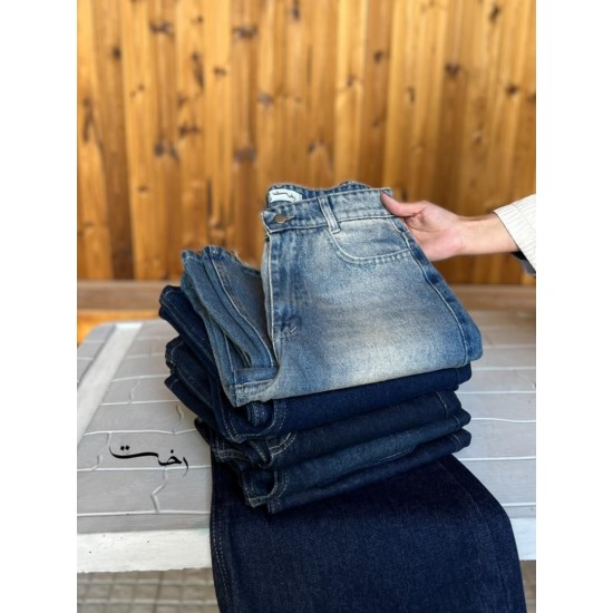 شلوار فلر بگ جین آبی شلوار فلر بگ جین آبی