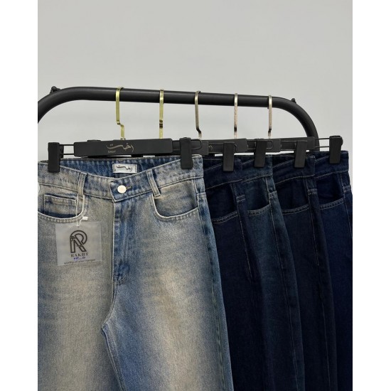 شلوار فلر بگ جین آبی شلوار فلر بگ جین آبی