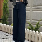 شلوار فلر بگ جین آبی جیب فیلتو شلوار فلر بگ جین آبی جیب فیلتو