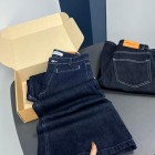 شلوار فلر بگ جین آبی جیب فیلتو شلوار فلر بگ جین آبی جیب فیلتو