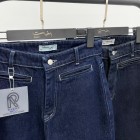 شلوار فلر بگ جین آبی جیب فیلتو شلوار فلر بگ جین آبی جیب فیلتو