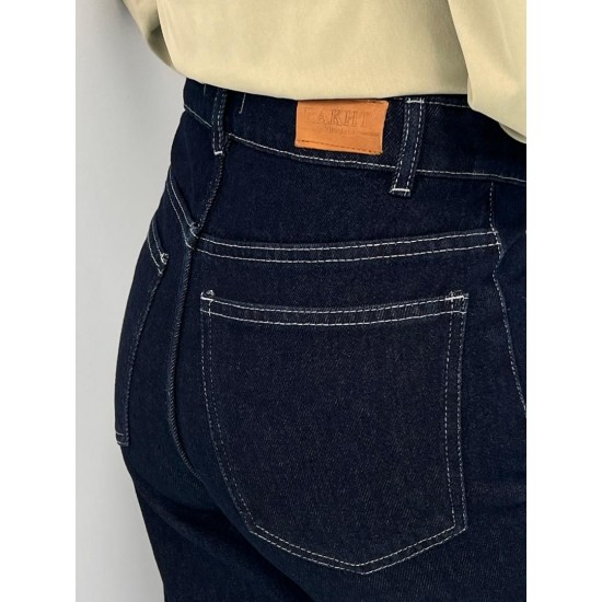 شلوار فلر بگ جین دو جیب جلو دوخت