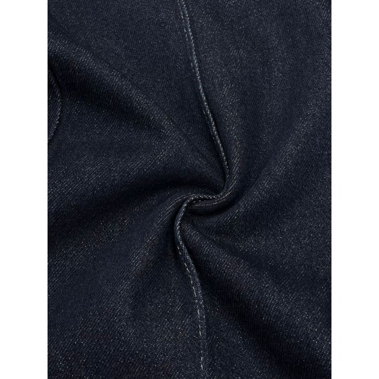 شلوار فلر بگ جین دو جیب جلو دوخت شلوار فلر بگ جین دو جیب جلو دوخت