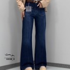 شلوار فلر بگ جین دو جیب جلو دوخت شلوار فلر بگ جین دو جیب جلو دوخت