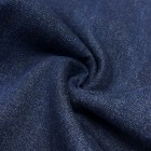 شلوار فلر بگ جین آبی جلو دوخت