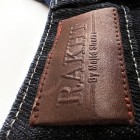 شلوار فلر بگ جین آبی کمر V