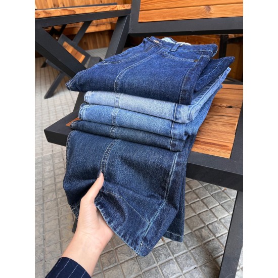 شلوار فلر بگ جین رزاس