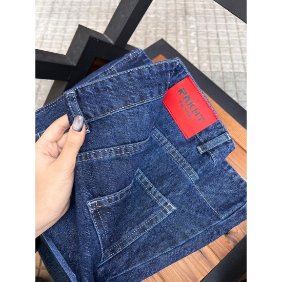 شلوار فلر بگ جین رزاس