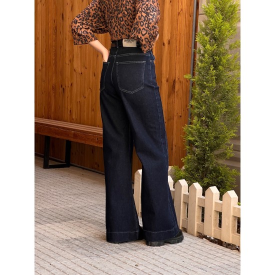 شلوار فلر بگ جین ندا شلوار فلر بگ جین ندا