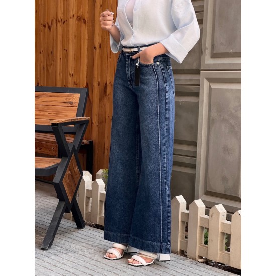 شلوار فلر بگ جین ندا شلوار فلر بگ جین ندا