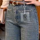 شلوار فلر بگ جین پارین