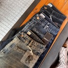 شلوار فلر بگ جین پارین