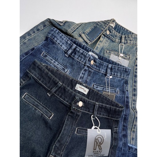 شلوار فلر بگ جین پارین