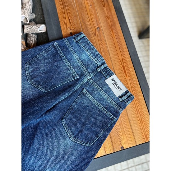 شلوار فلر بگ جین پارین