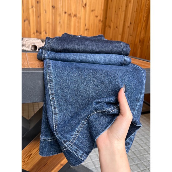 شلوار فلر بگ جین مرینوس