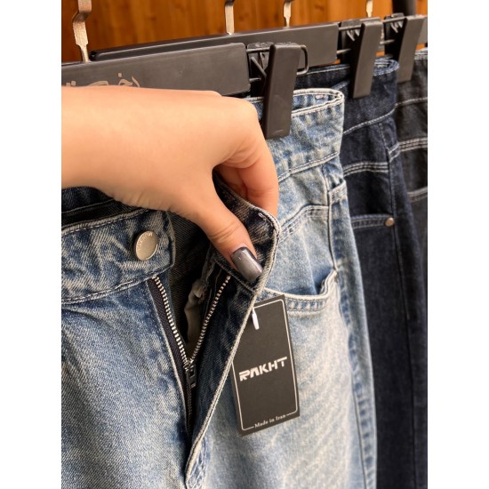 شلوار فلر بگ جین مرینوس