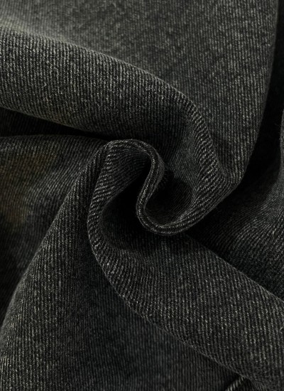 شلوار مام فیت کشی ذغالی و مشکی