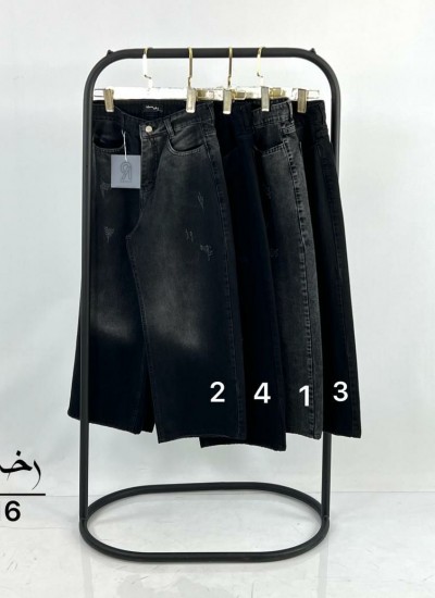 شلوار واید کمر ساده ذغالی و مشکی 2 شلوار واید کمر ساده ذغالی و مشکی 2