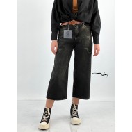 شلوار واید ذغالی پشت کش شلوار واید ذغالی پشت کش