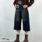 شلوار جورتس جین آبی شلوار جورتس جین آبی