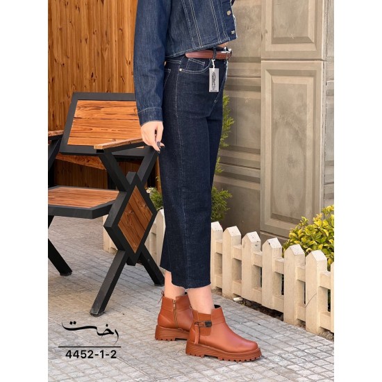 شلوار واید جین آبی دمپا کات