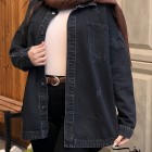 شومیز جین ذغالی شومیز جین ذغالی
