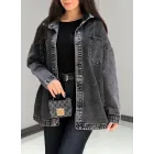 شومیز جین ذغالی