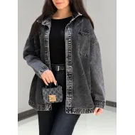 شومیز جین ذغالی شومیز جین ذغالی