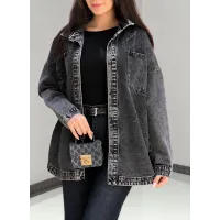 شومیز جین ذغالی